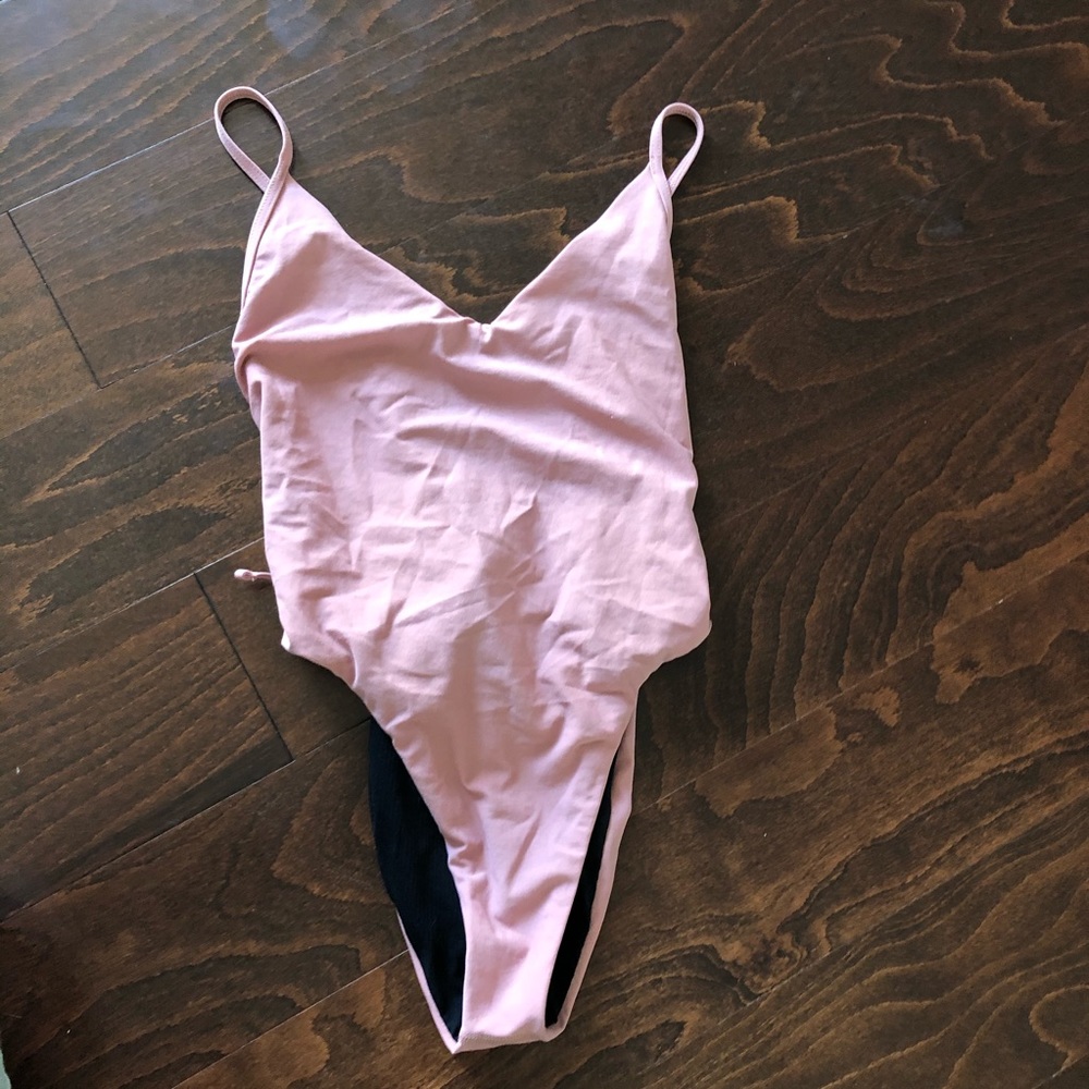 Pink one piece